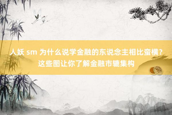 人妖 sm 为什么说学金融的东说念主相比蛮横？这些图让你了解金融市辘集构