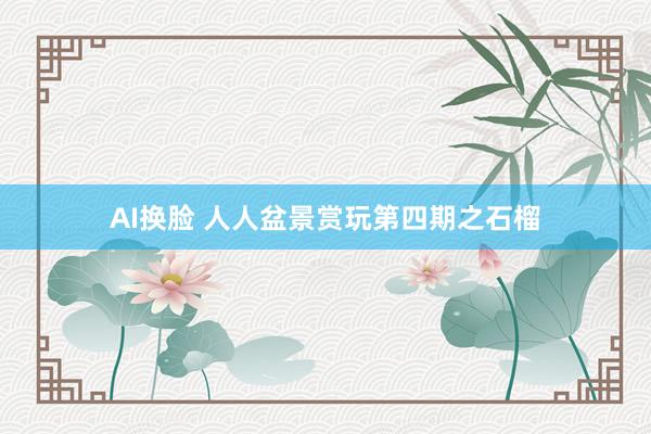 AI换脸 人人盆景赏玩第四期之石榴
